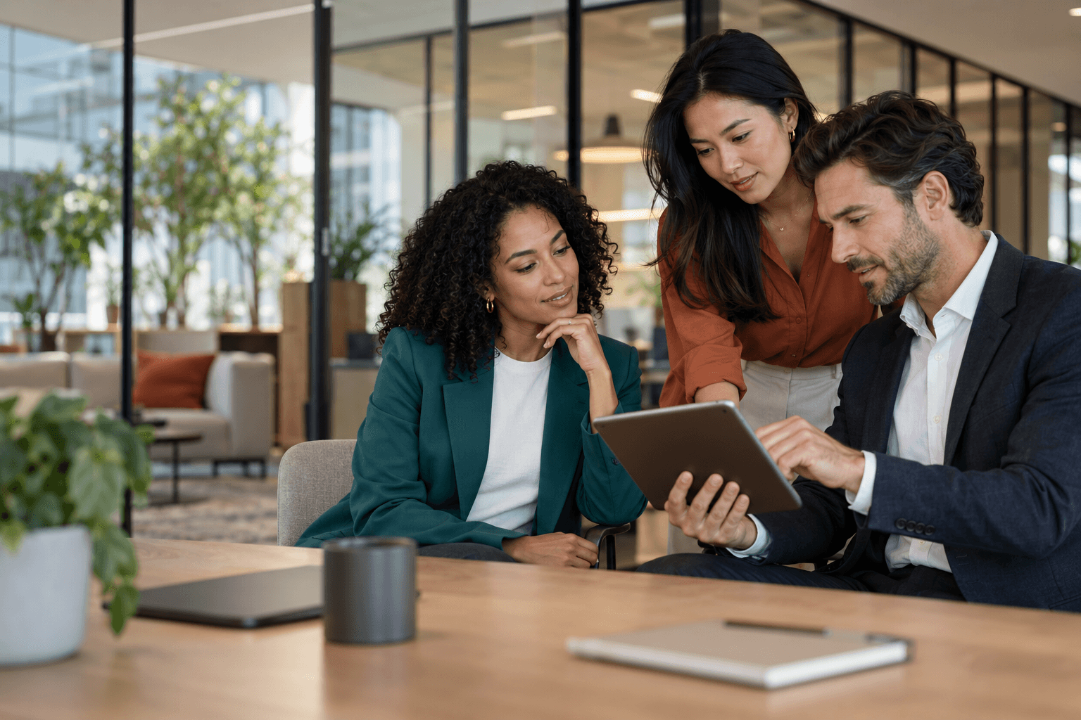 Trivoh CRM contacts and companies workflow